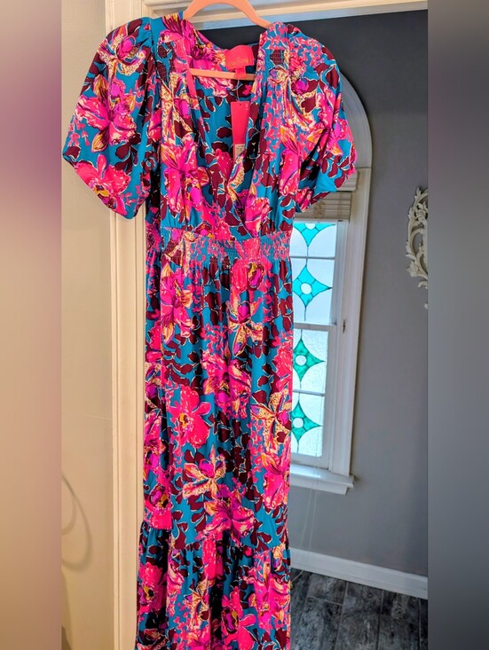 Lilly Pulitzer Dresses & Skirts - Lilly Pulitzer NWT Large Holloway dress Style: Blue 🌺Rhapsody Orchid You Not
